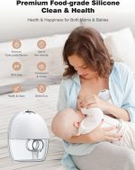 Wearable Breast Pump, Electric Breast Pump Hands Free with 3 Modes & 9 Levels, Portable Cordless Breast Pump for Travel, Office, Outdoors, 17/19/21/24mm Flanges - Image 4